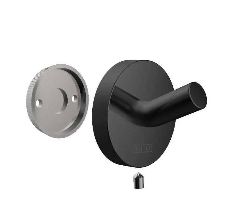Emco Round portasciugamani nero 437513300