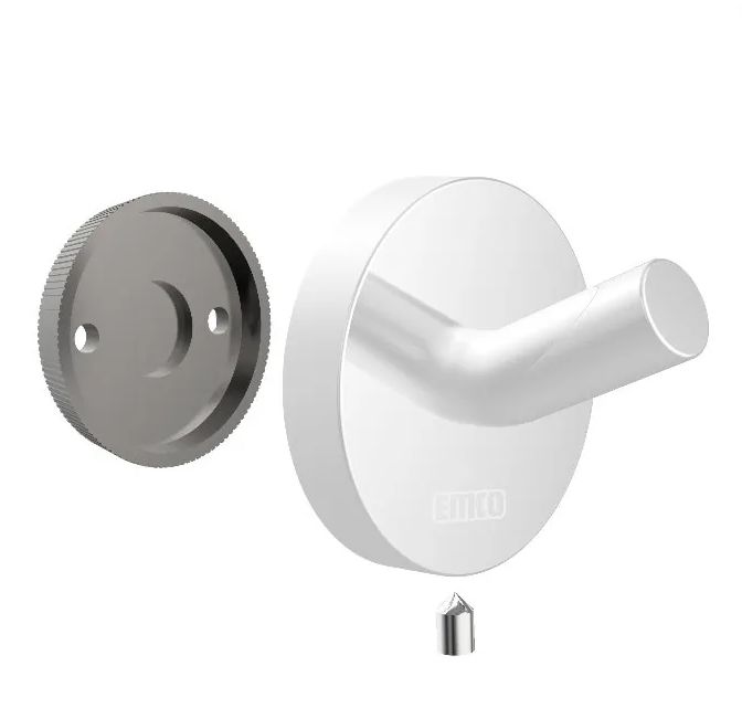 Emco Round portasciugamani bianco 437513900