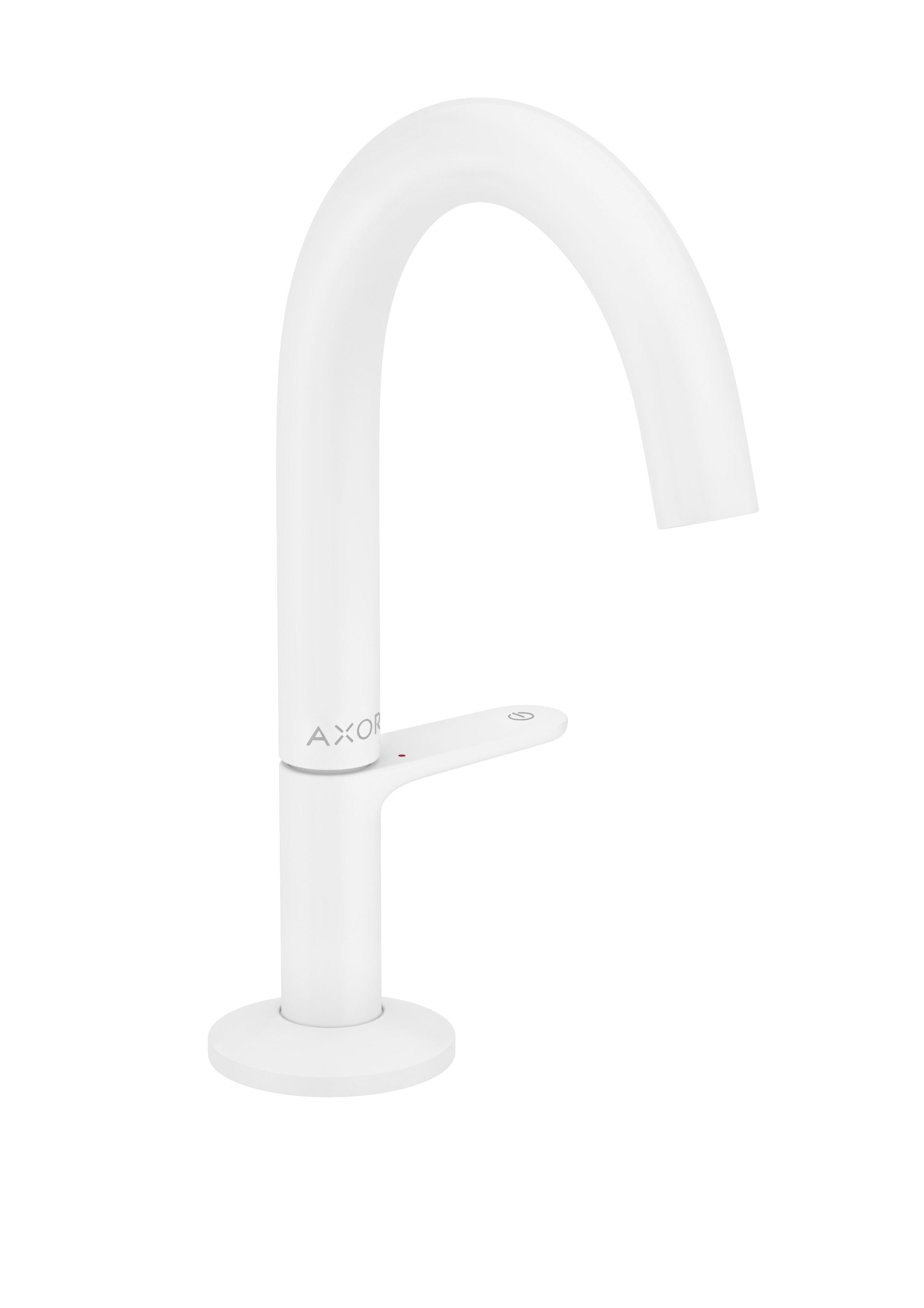 Axor One rubinetto per lavabo verticale bianco 48010700
