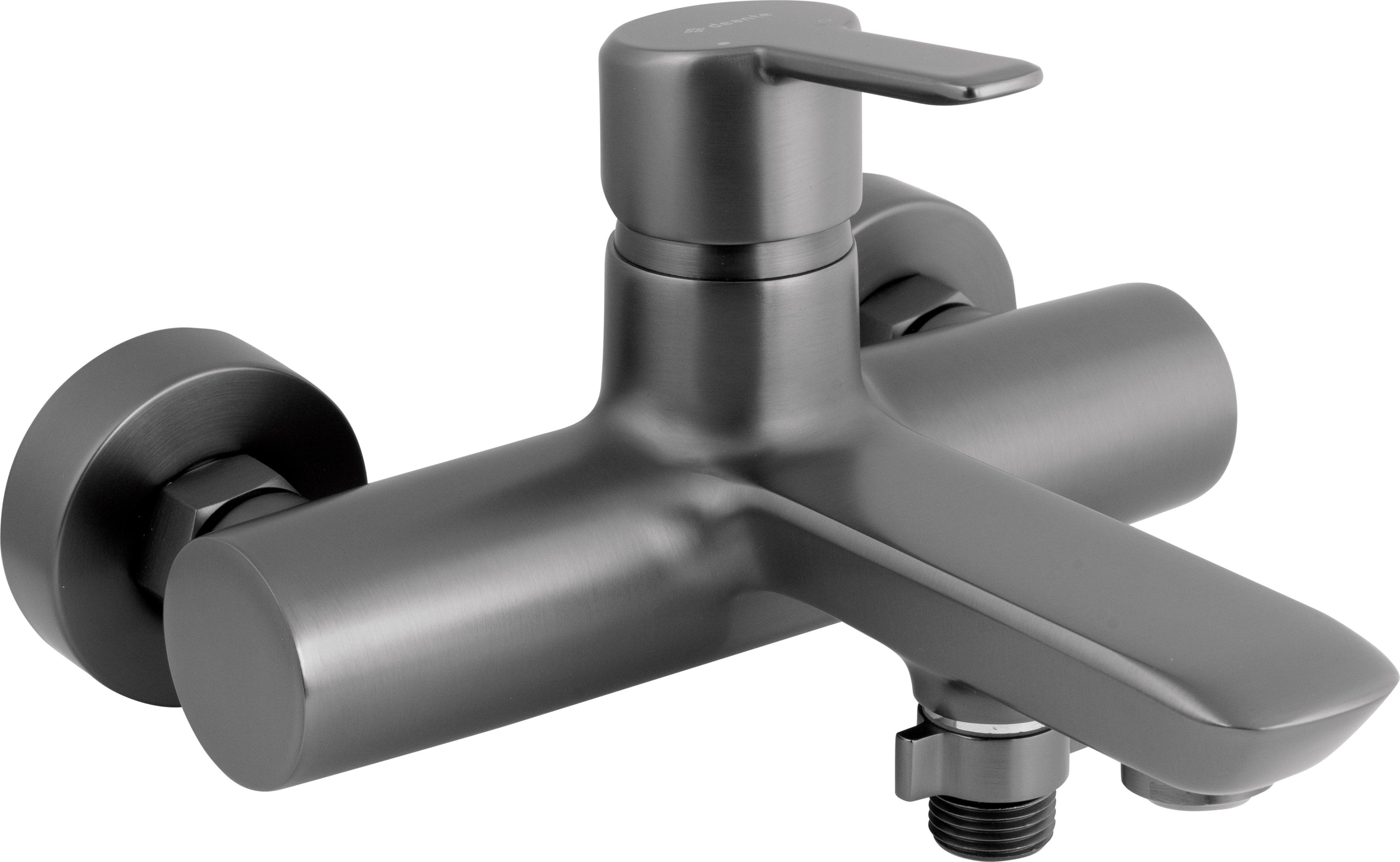 Deante Arnika rubinetto per vasca e doccia a parete con termostato grafite BQAD10N