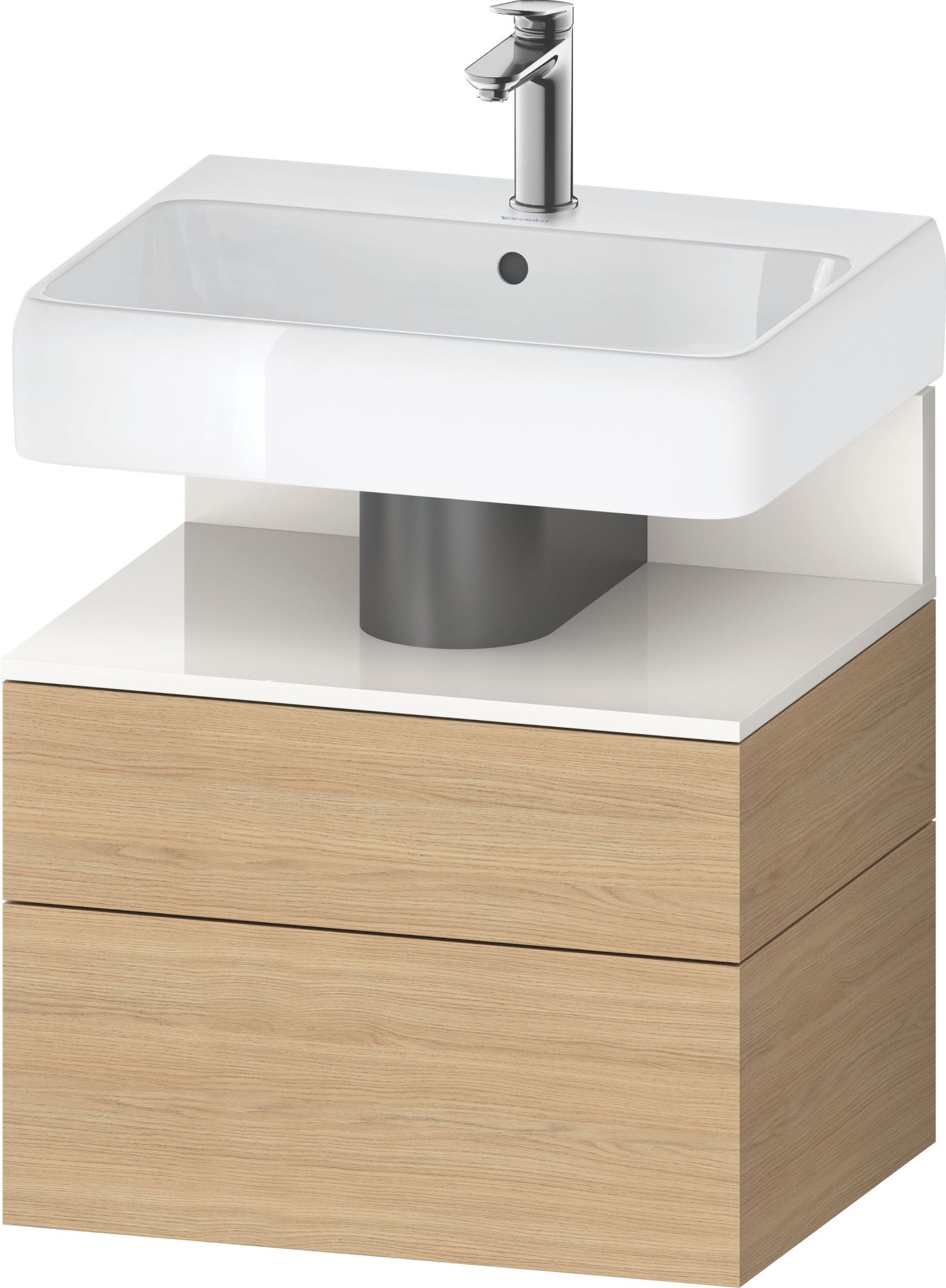 Duravit Qatego armadietto 59x47x59 cm sottolavabo sospeso bianco -rovere QA4393022300010
