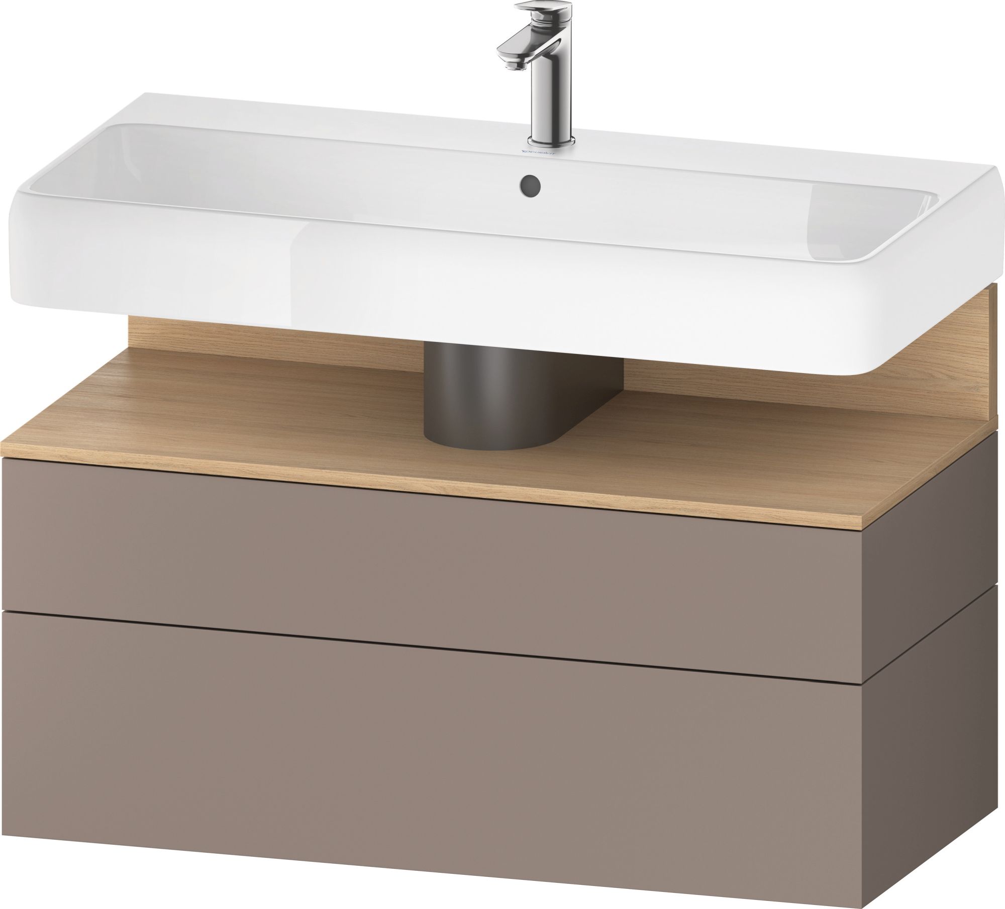 Duravit Qatego armadietto 99x47x59 cm sottolavabo sospeso rovere QA4395030430010