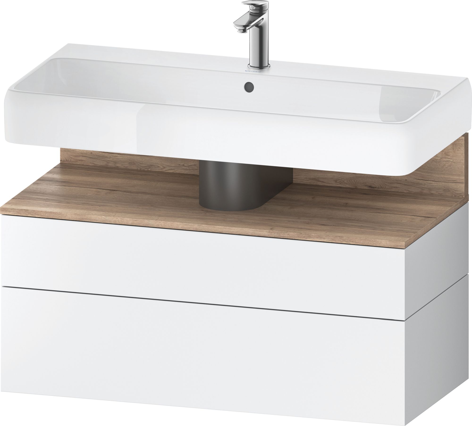 Duravit Qatego armadietto 99x47x59 cm sottolavabo sospeso bianco -rovere QA4395055180010