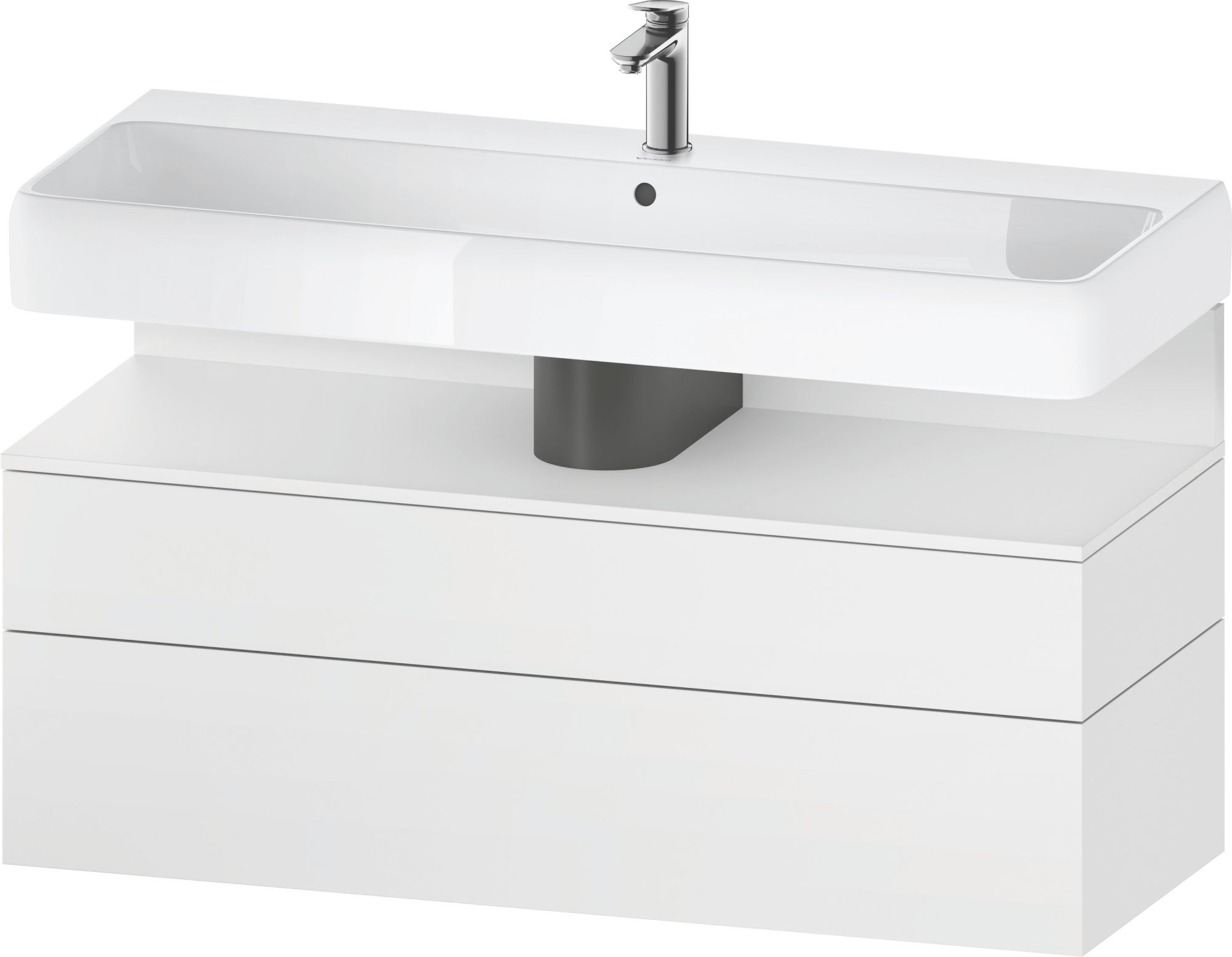 Duravit Qatego armadietto 119x47x59 cm sottolavabo sospeso bianco QA4396018180010