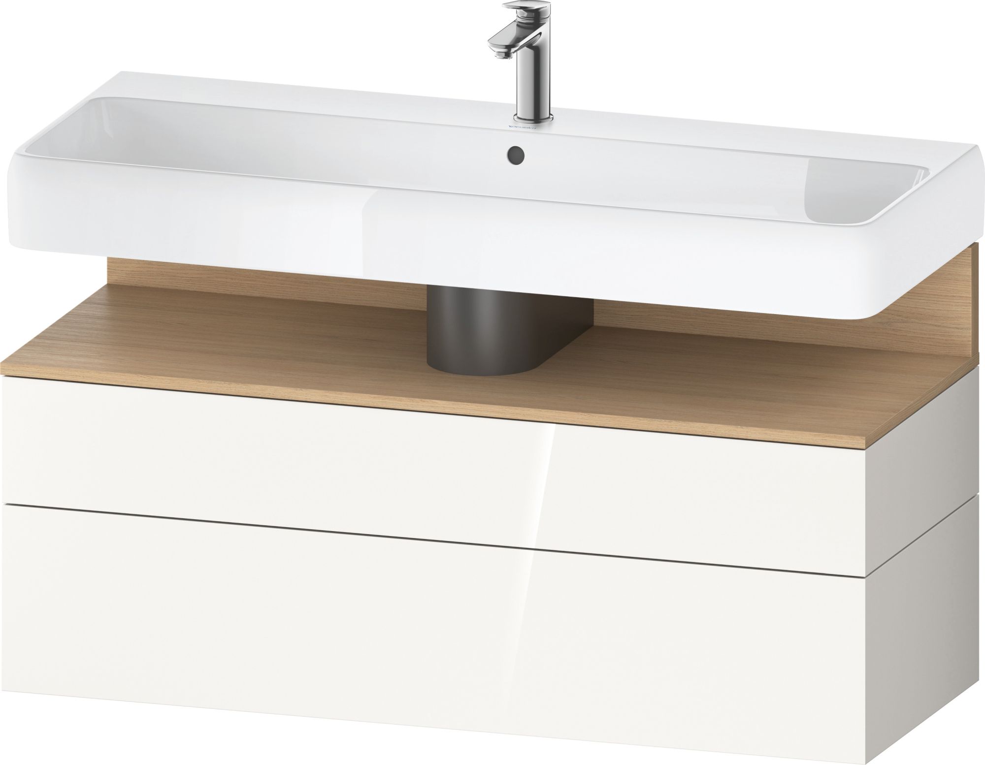 Duravit Qatego armadietto 119x47x59 cm sottolavabo sospeso bianco -rovere QA4396030220010