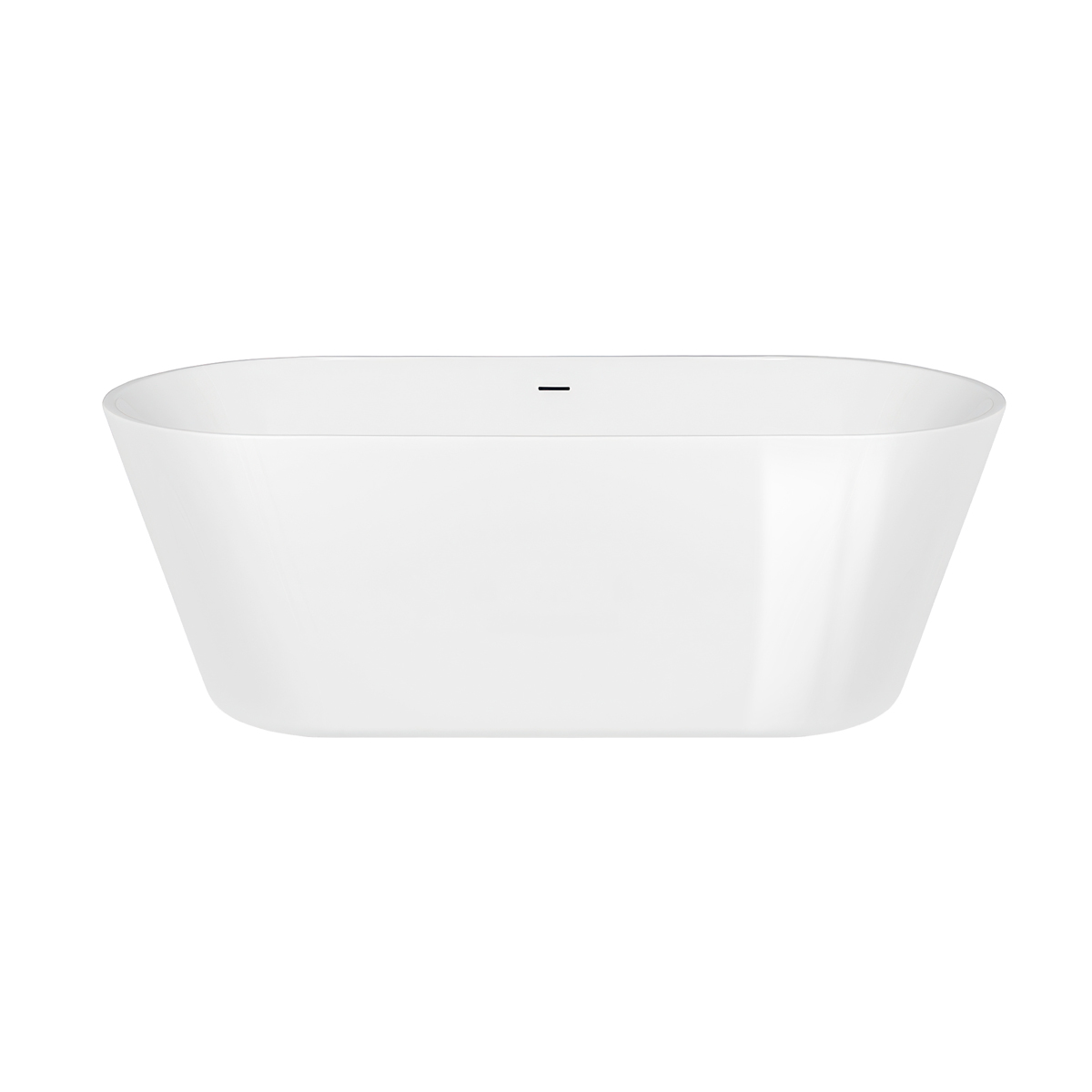 Oltens Yrsa vasca da bagno freestanding 172x82 cm ovale bianco 12024000