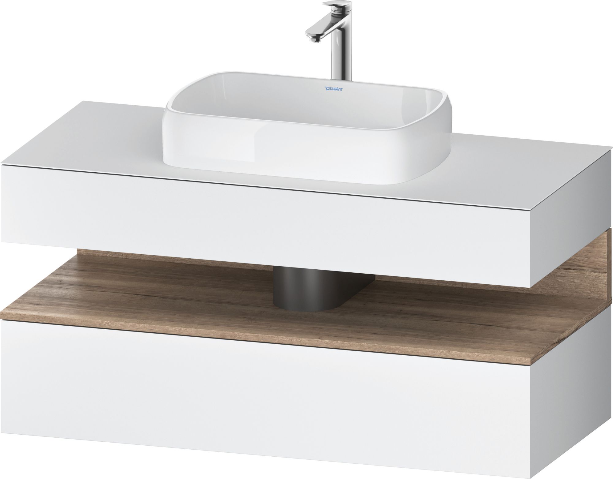 Duravit Qatego armadietto 120x55x60 cm sottolavabo sospeso bianco -rovere QA4732055180010
