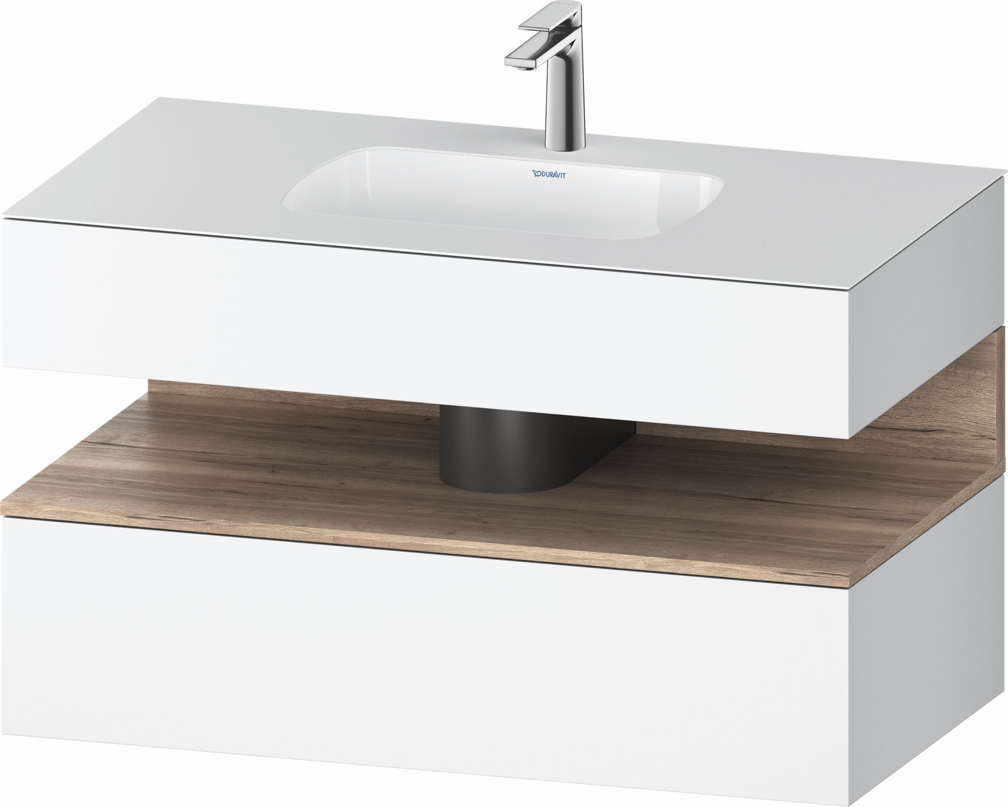 Duravit Qatego lavabo con armadietto 100 cm bianco QA4786055180010