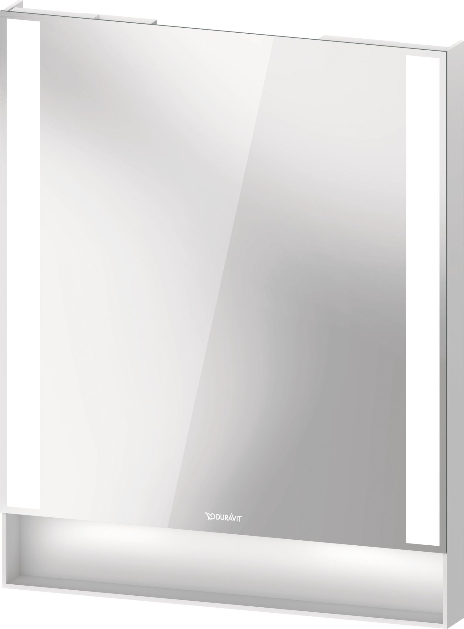 Duravit Qatego specchio 60x75 cm rettangolare con illuminazione bianco QA7081018180100