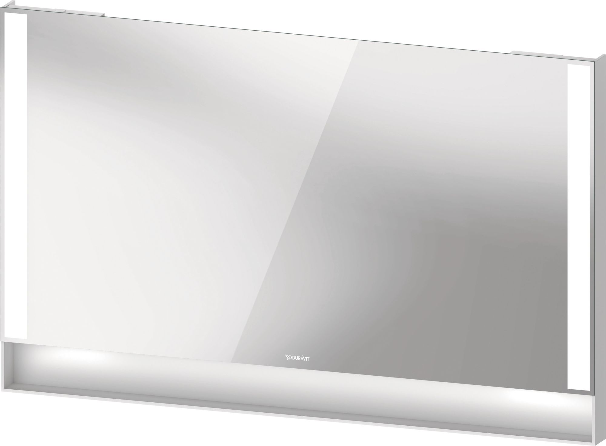 Duravit Qatego specchio 120x75 cm rettangolare con illuminazione bianco QA7084018180100