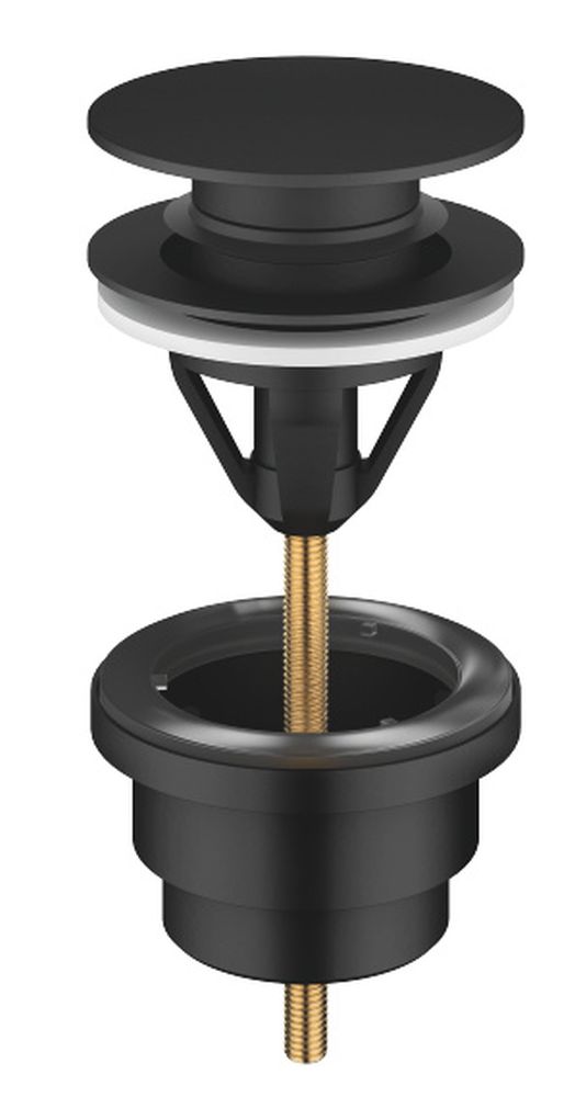 Dornbracht tappo per lavabo nero 10125970-33