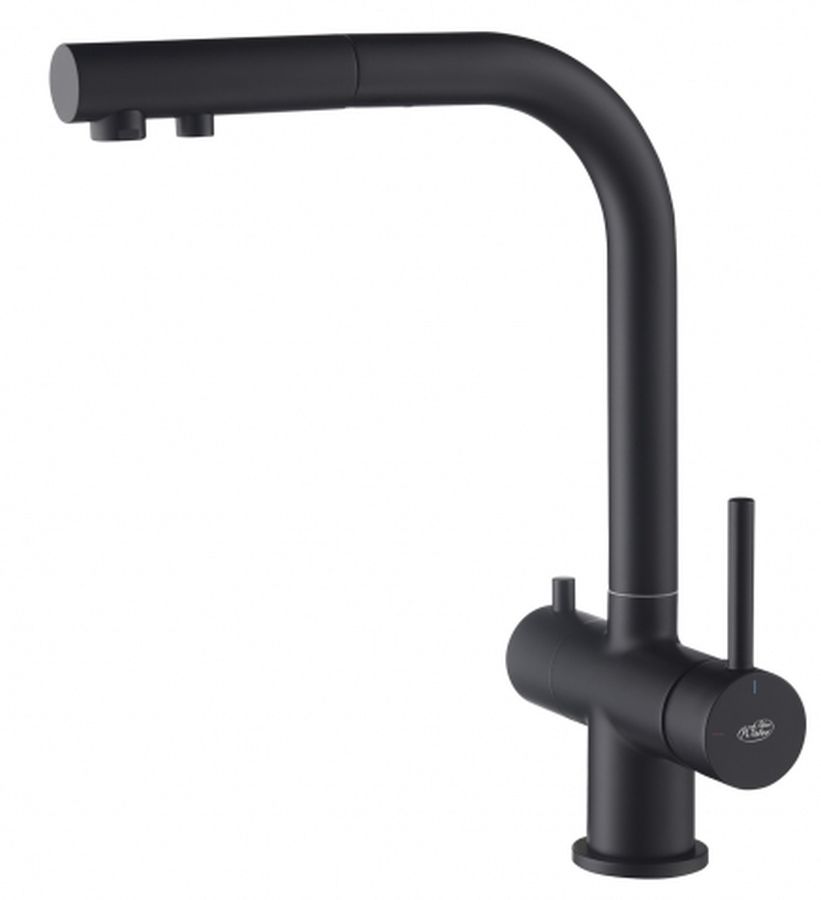 Blue Water Apala rubinetto da cucina con filtro verticale nero 5901730616552