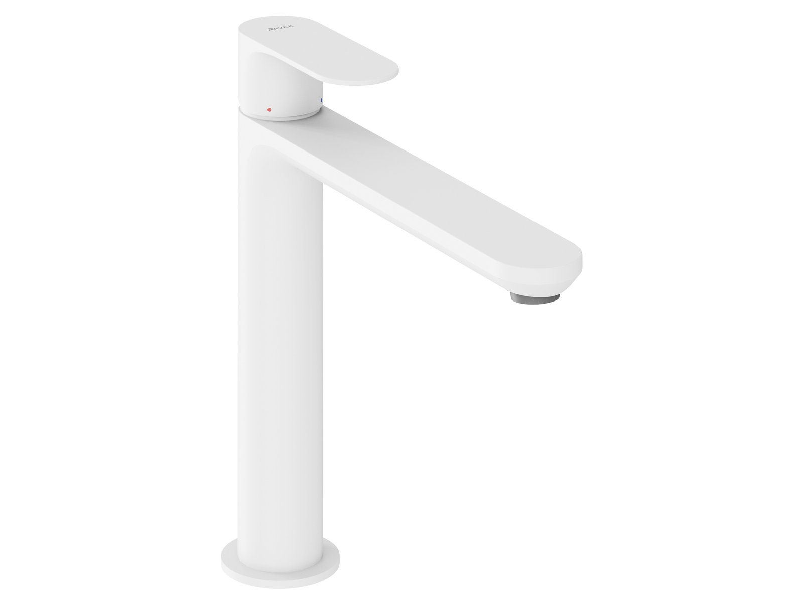 Ravak Eleganta rubinetto per lavabo verticale bianco X070385