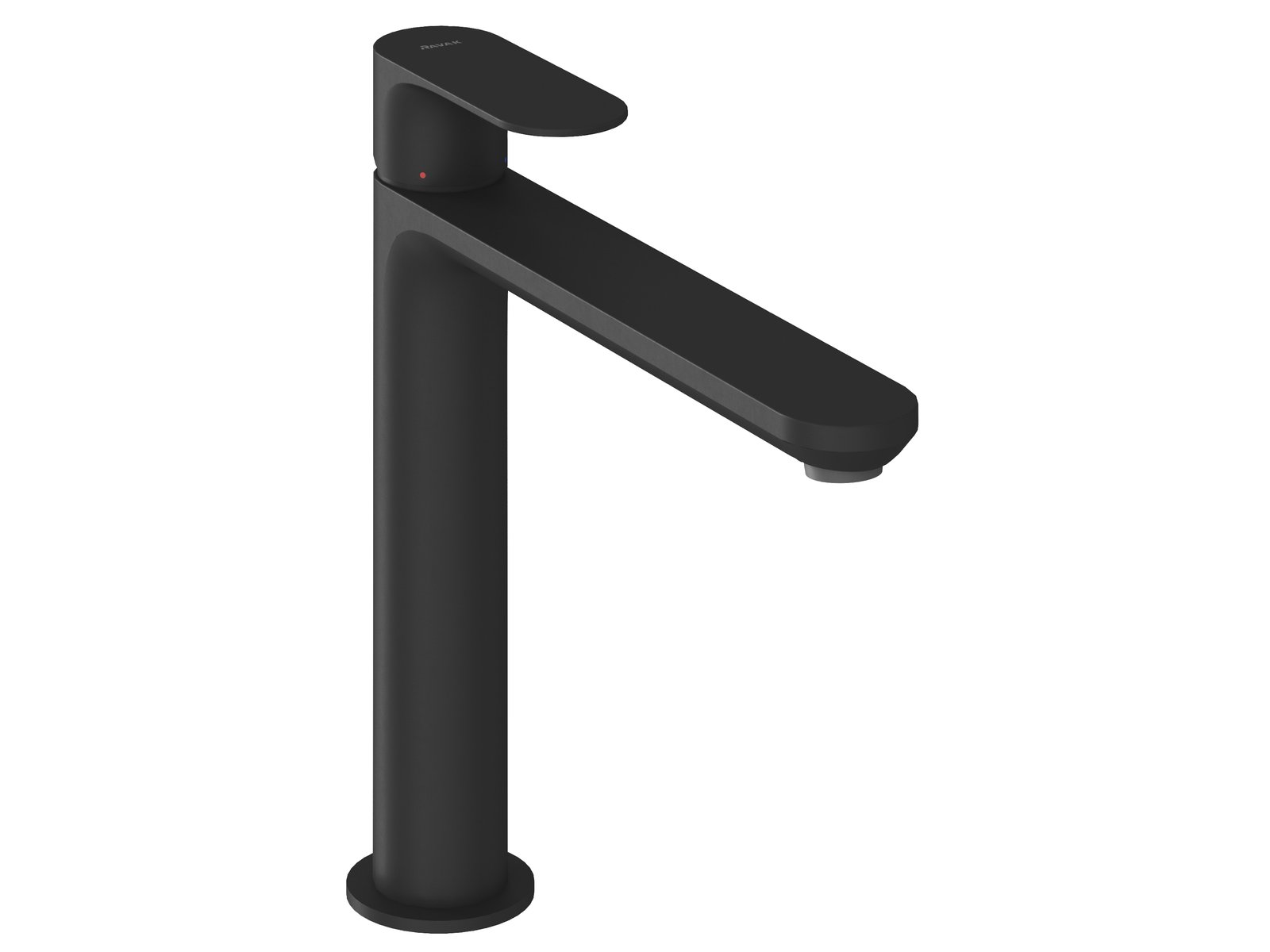 Ravak Eleganta rubinetto per lavabo verticale nero X070387