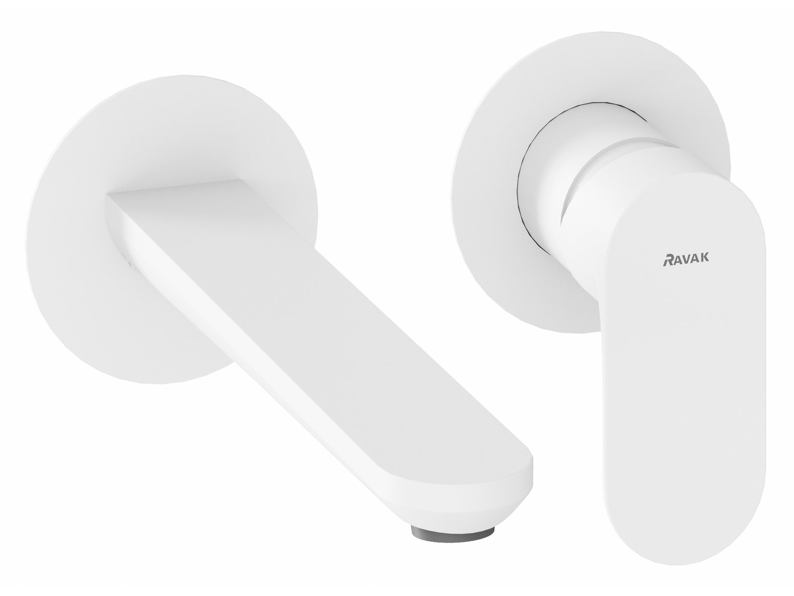 Ravak Eleganta rubinetto per lavabo da incasso bianco X070255