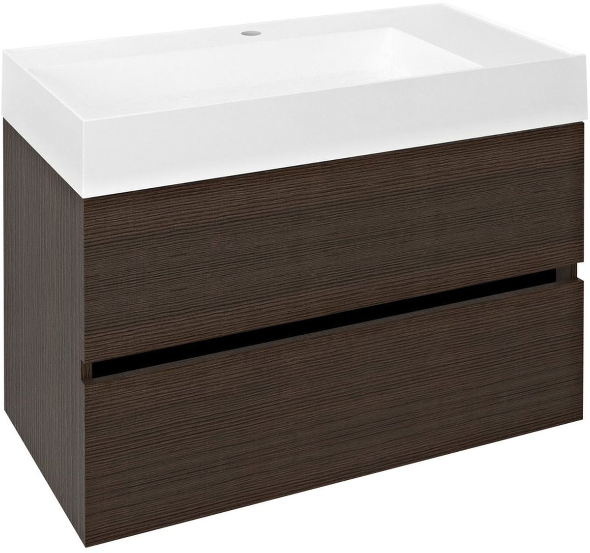 Sapho Odetta armadietto 82x43.5x50 cm sottolavabo sospeso legno DT085-1616