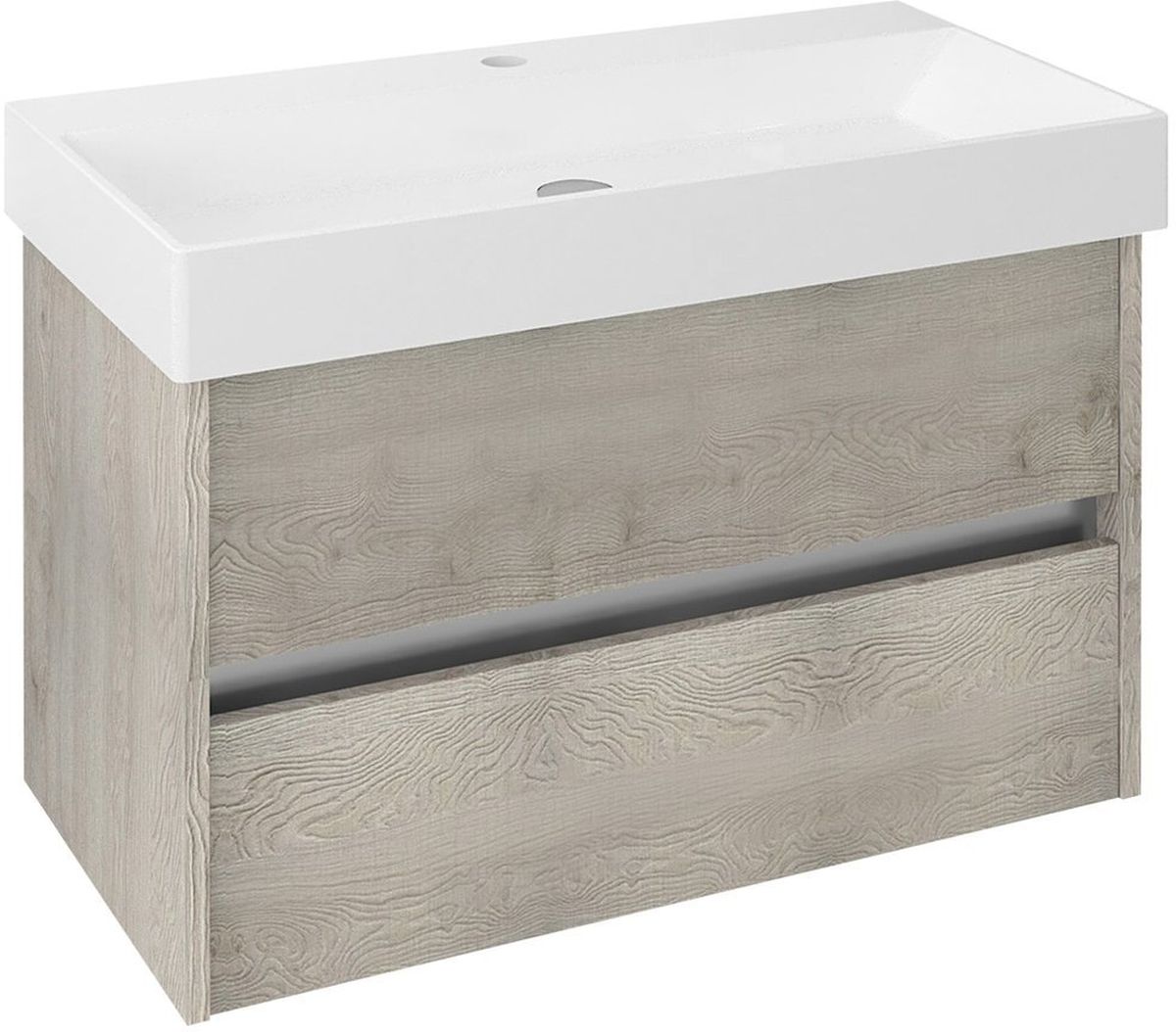 Sapho Nirona armadietto 82x43x51.5 cm sottolavabo sospeso rovere-legno-beige NR085-1212