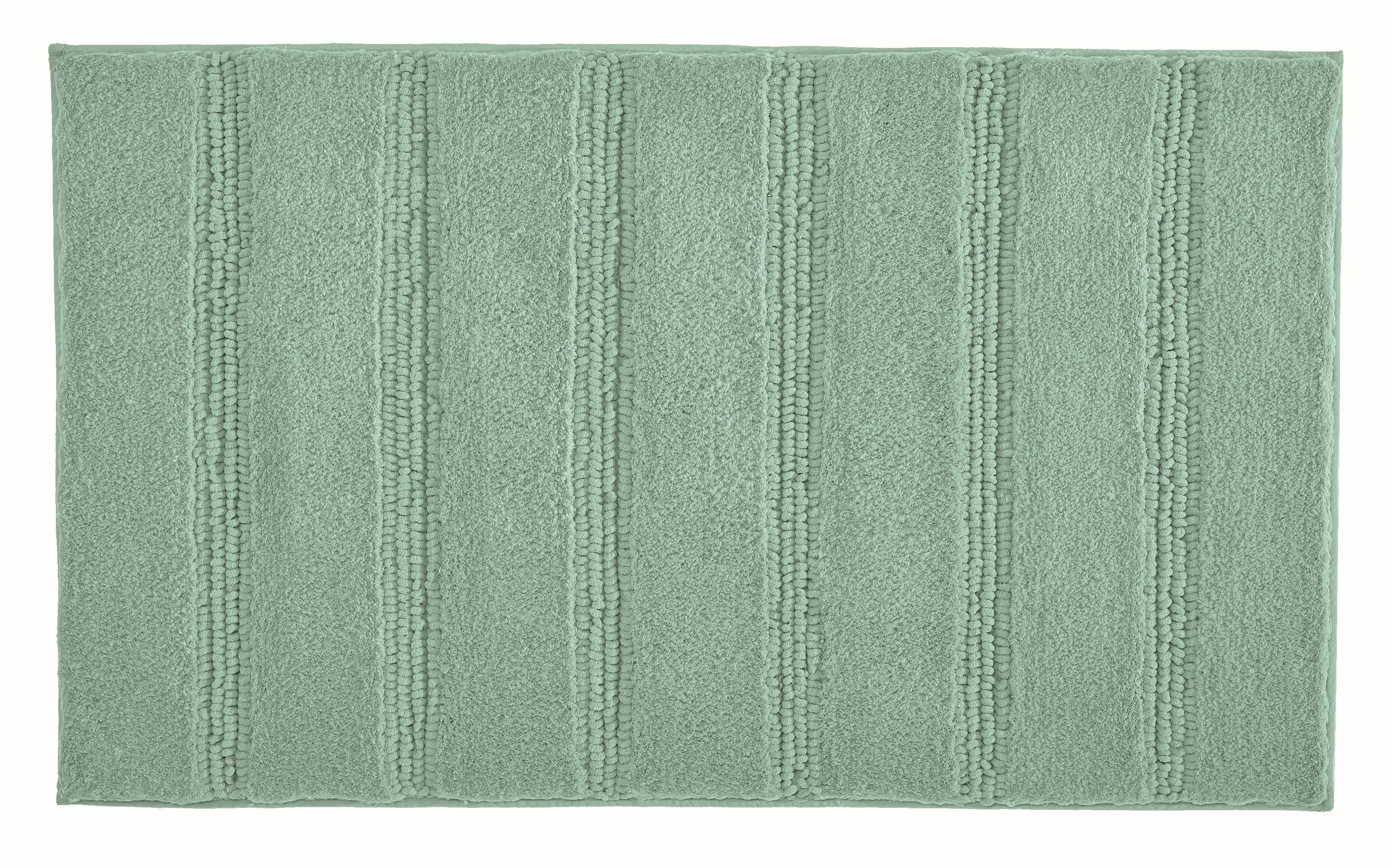 Kleine Wolke Monrovia tappetino da bagno 120x70 cm rettangolare verde 4094685225