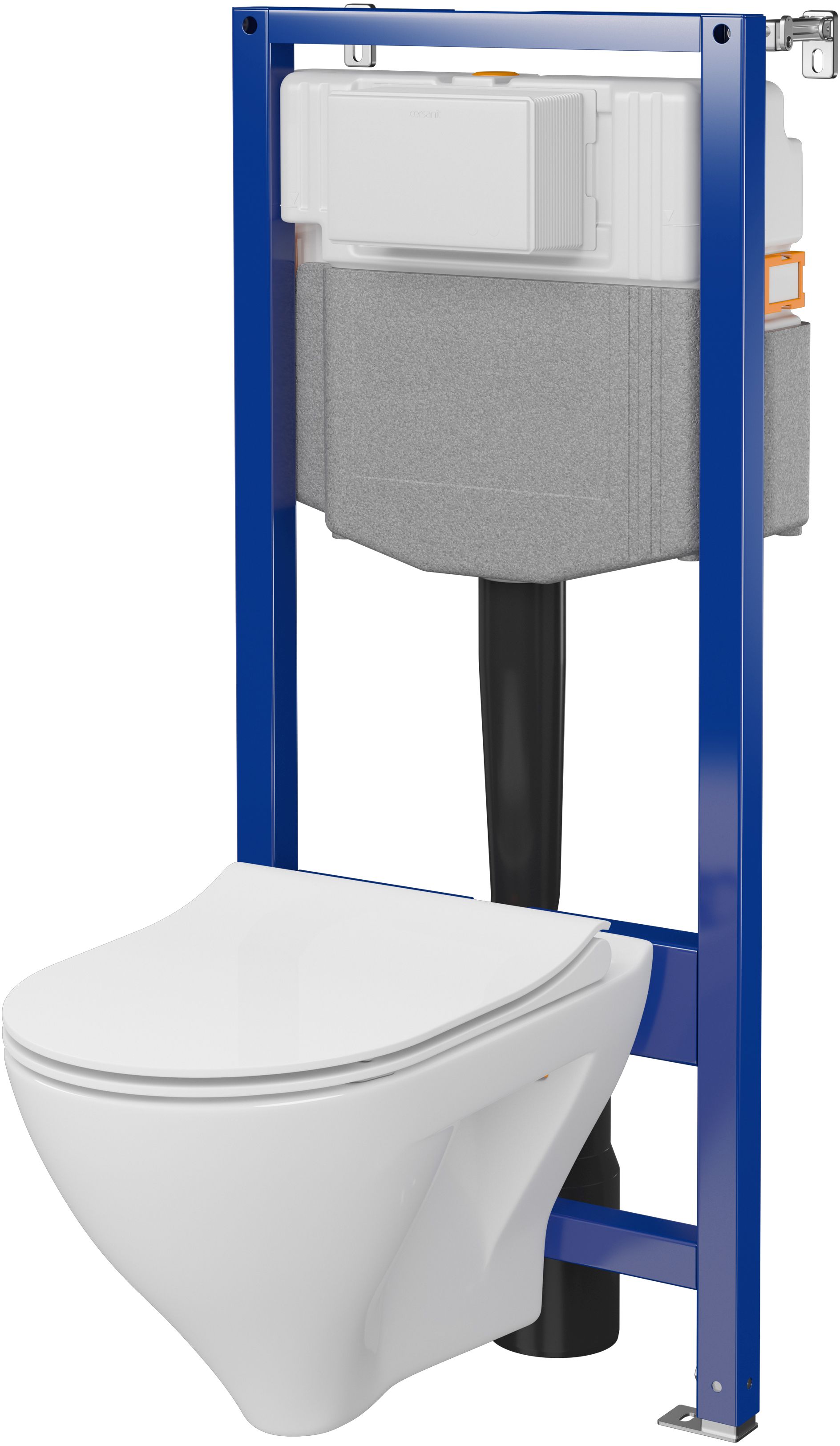 Cersanit Mille set modulo di installazione con vaso wc e copriwater S701-821