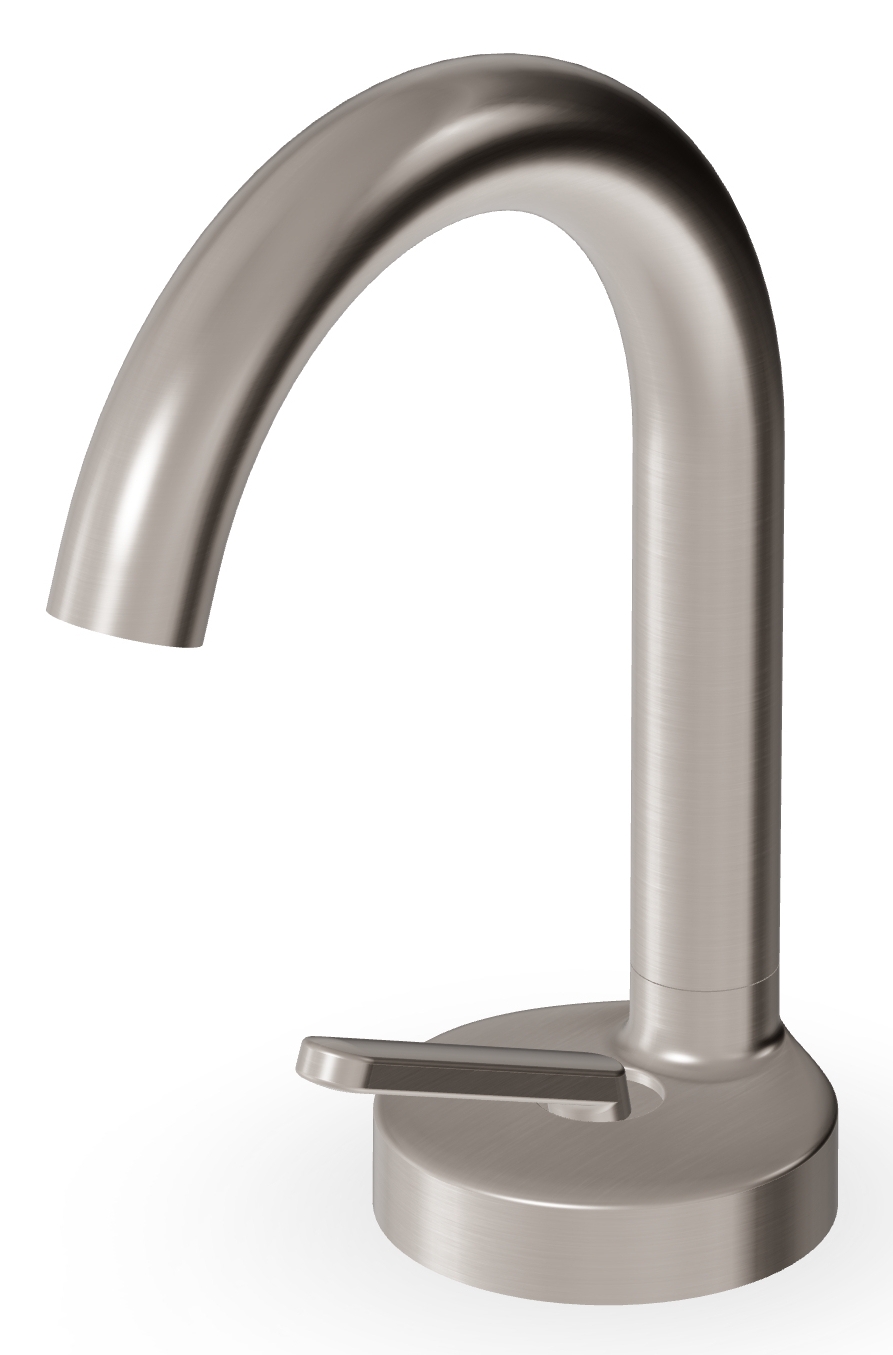 Zucchetti Isy rubinetto per lavabo verticale nichel ZIS1401.C3