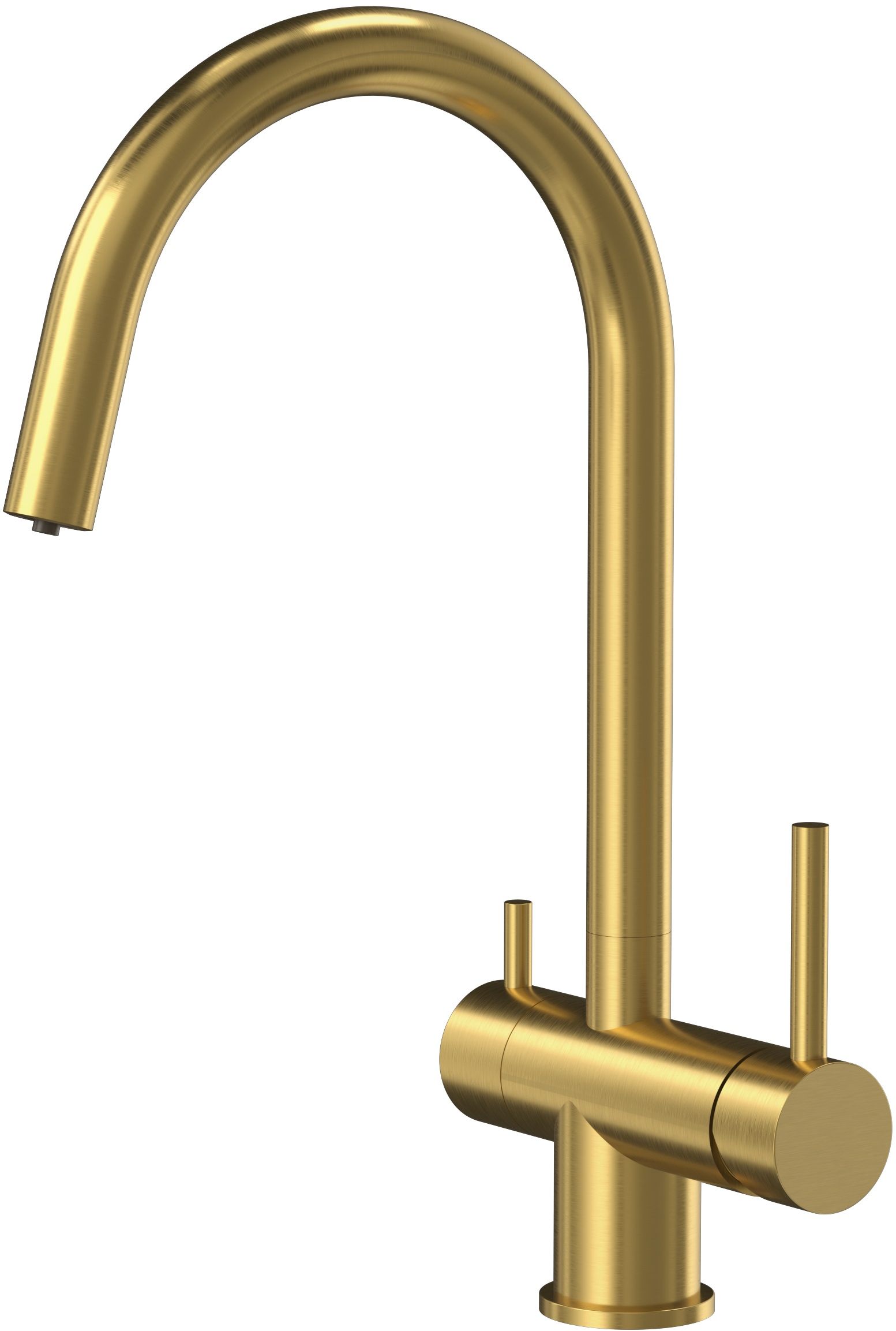 Quadron Caren rubinetto per filtro dell'acqua verticale oro/oro antico 3623512_PVDG1
