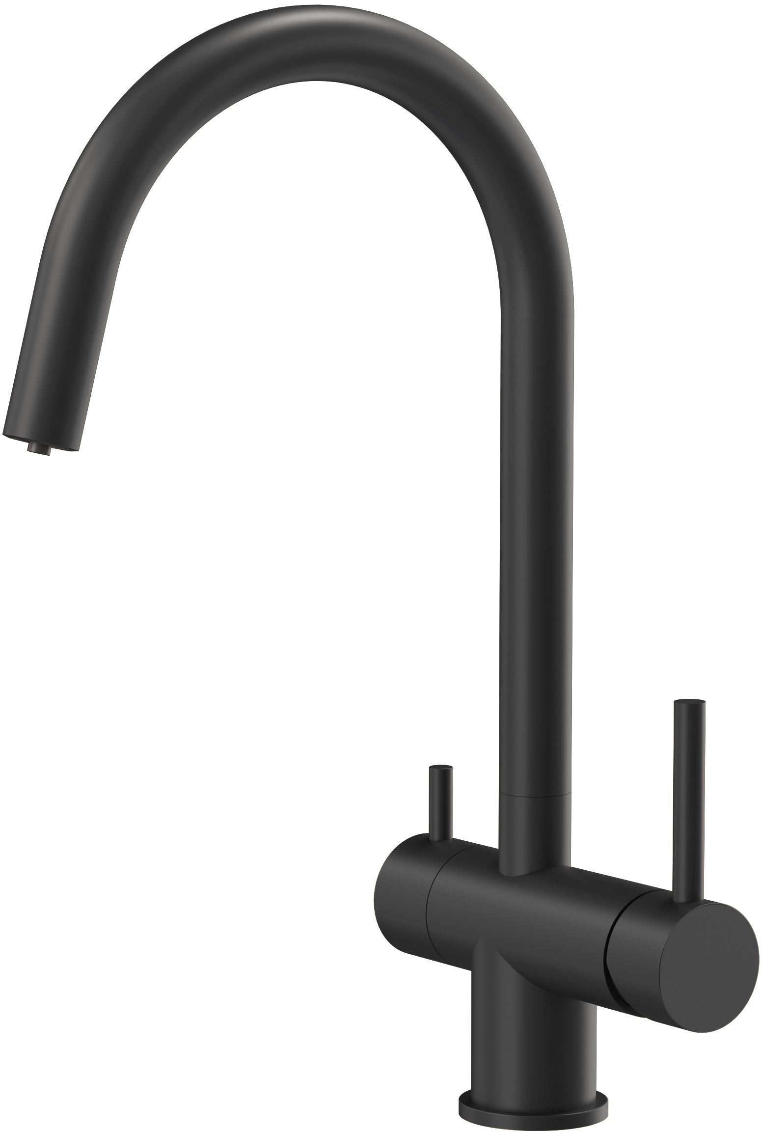 Quadron Caren rubinetto per filtro dell'acqua verticale nero 3623512_BLM
