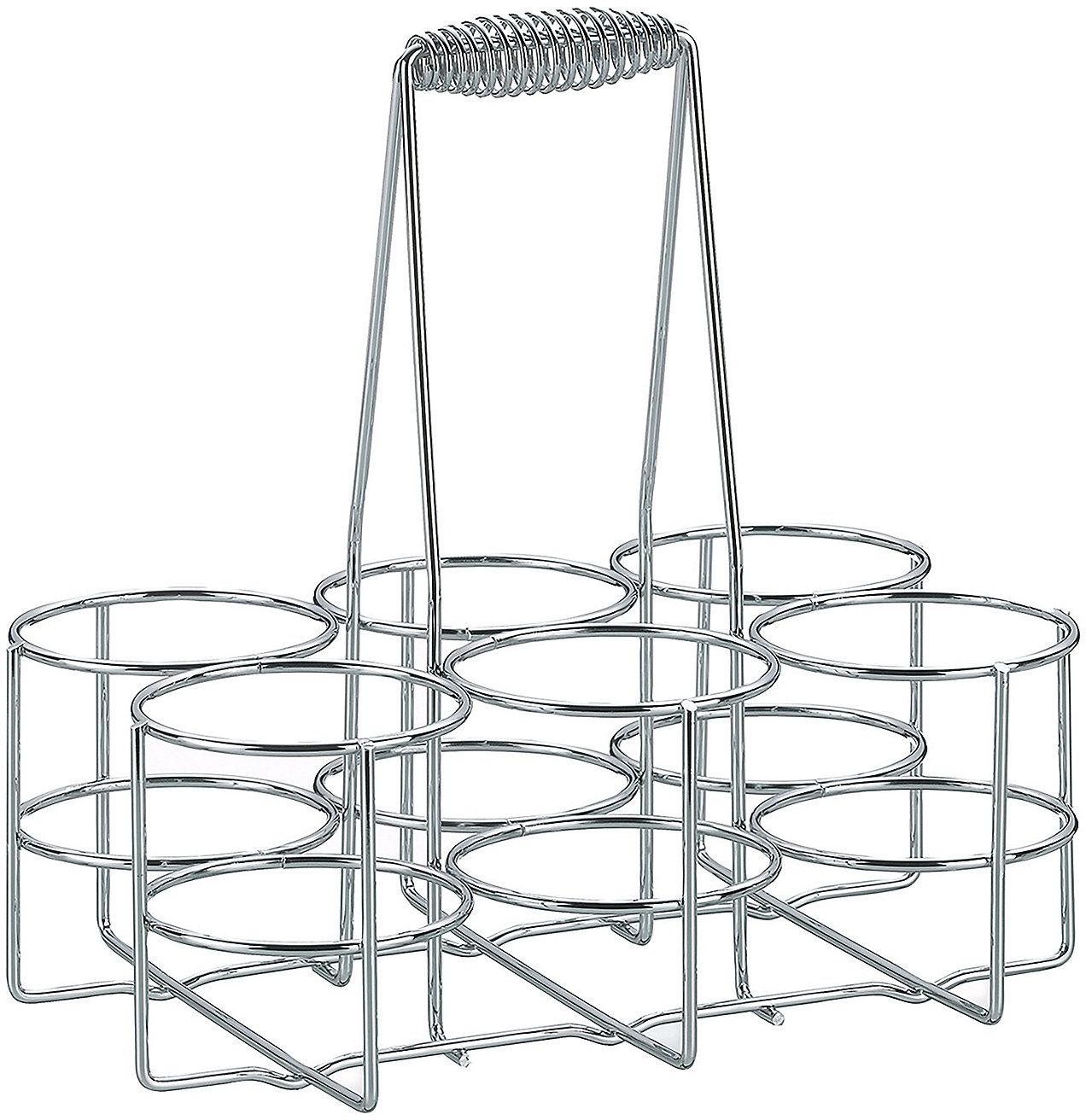 Kela Loop Metal portabottiglie 31x21x31 cm cromo 49880