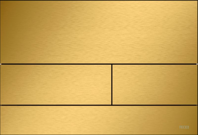 Tece Square II placca di comando per WC oro 9240847