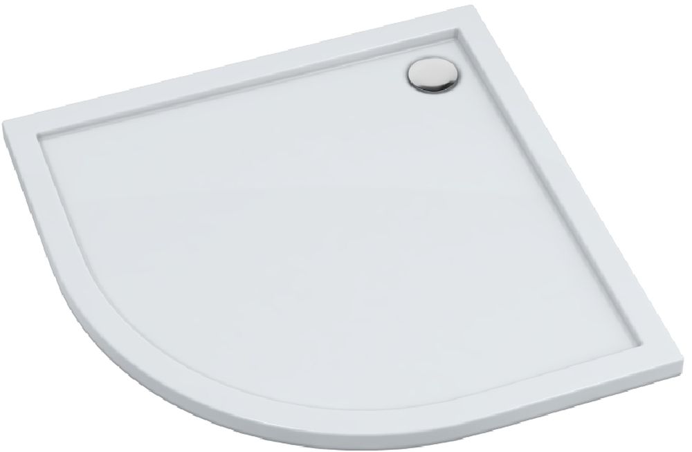 Schedline Estima piatto doccia semicircolare 90x90 cm bianco 3SP.E2O-9090
