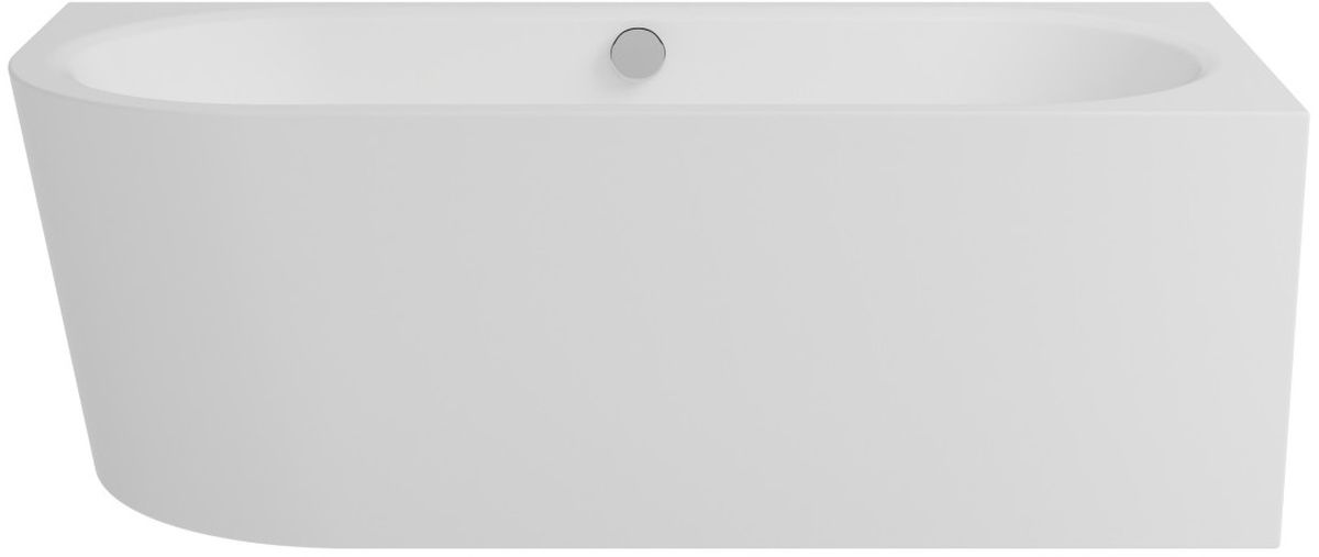 Besco Avita A-Line vasca da bagno a parete 150x75 cm rettangolare bianco #WAA-150APN