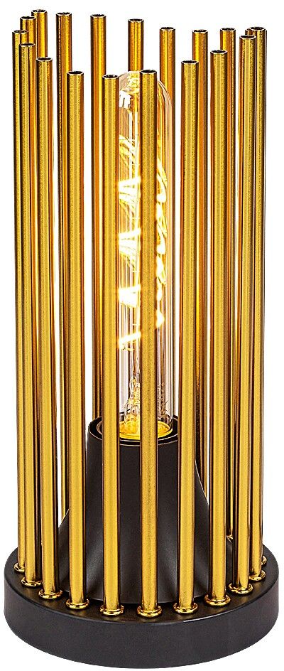 Rabalux Roxas lampada da tavolo 1x40 W nero-rame 74021
