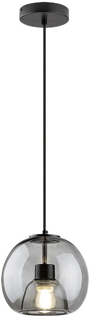 Rabalux Cameo lampada sospesa 1x60 W nero-fumé 72132