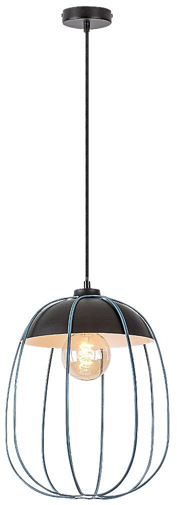 Rabalux Svens lampada sospesa 1x60 W nero-blu 72024