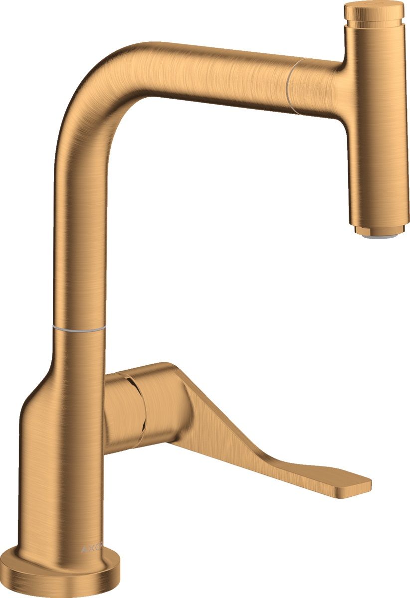 Axor Citterio rubinetto da cucina verticale oro/oro antico 39861250