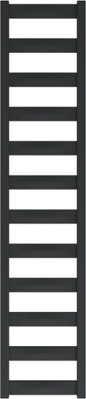 LaVita Hermes radiatore da bagno decorativo 139x30 cm nero 5903918415544