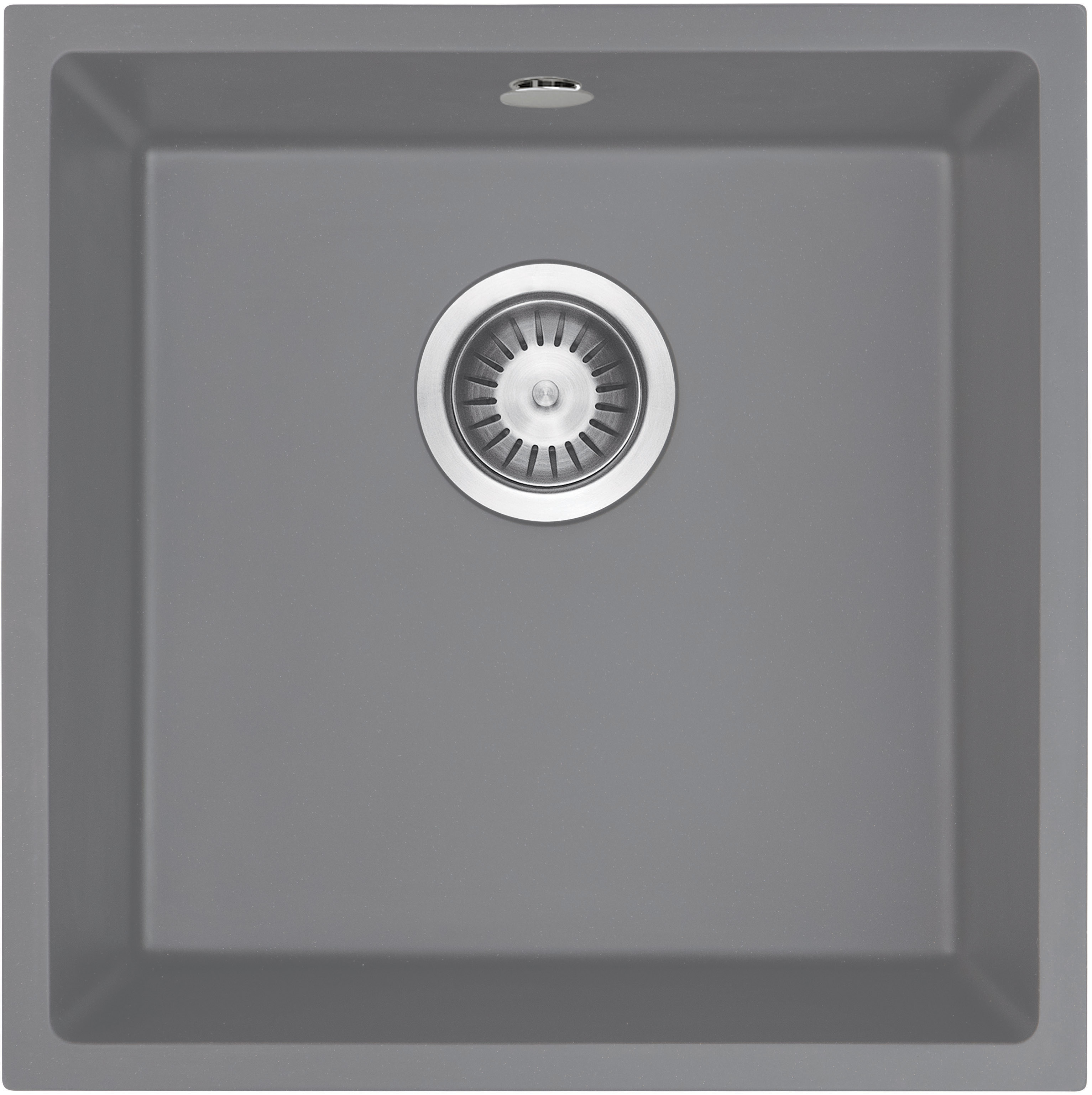 Deante Corda lavello in granito 40x40 cm grigio/grafite/inox ZQA_S10A