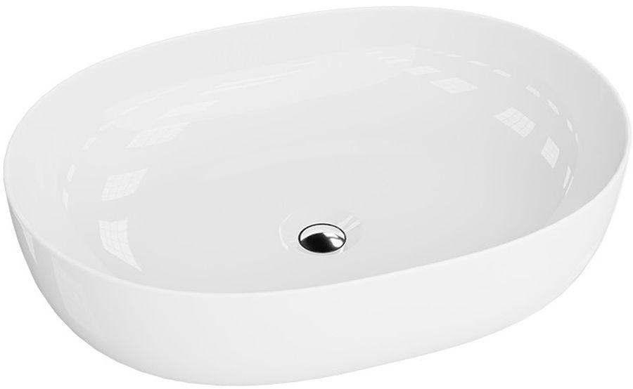 LaVita Blas lavabo 59.5x43 cm ovale da appoggio bianco 5900378334309