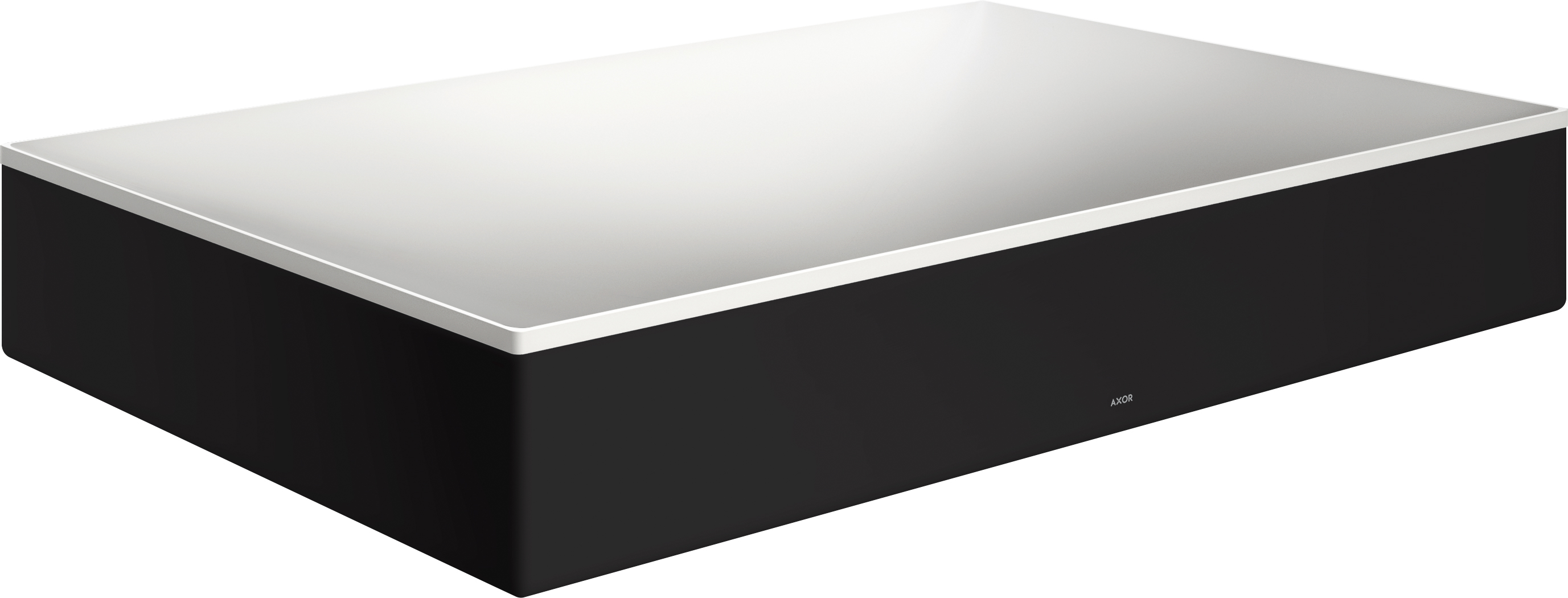 Axor Suite lavabo 60x40 cm rettangolare da appoggio bianco-nero 42004670