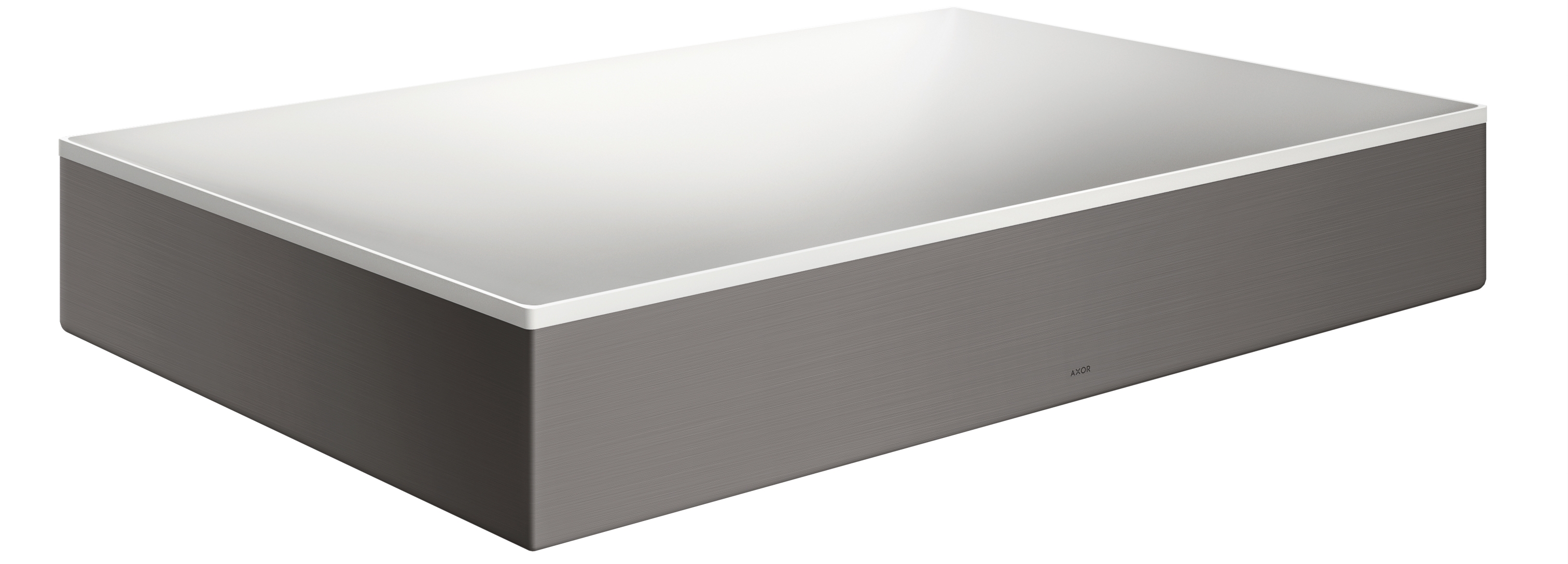 Axor Suite lavabo 60x40 cm rettangolare da appoggio bianco-nero 42004340