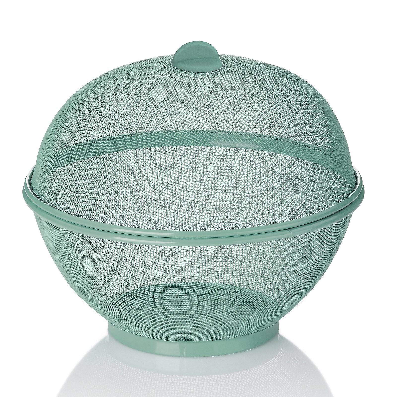 Kela Como cesto per la frutta 26.5x26.5x24.5 cm verde 11402