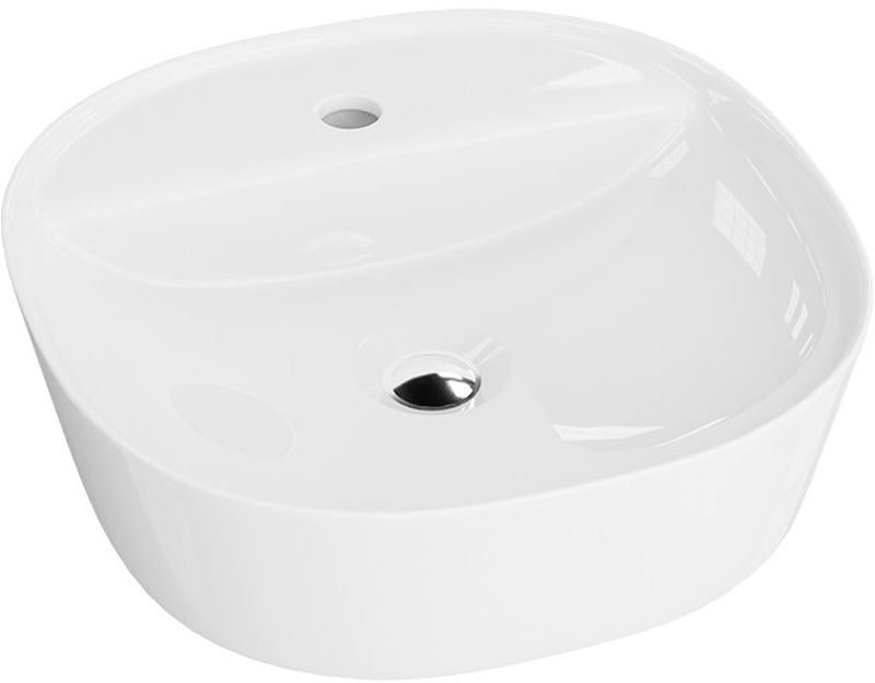 LaVita Pereya lavabo 40.5x40.5 cm quadrata da appoggio bianco 5900378334347
