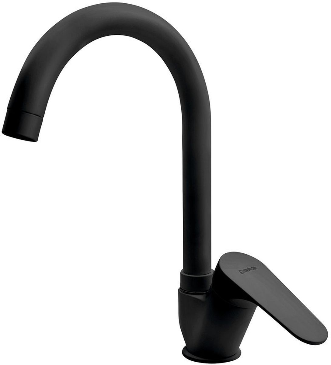 Sapho Corneli rubinetto da cucina verticale nero CE60/15