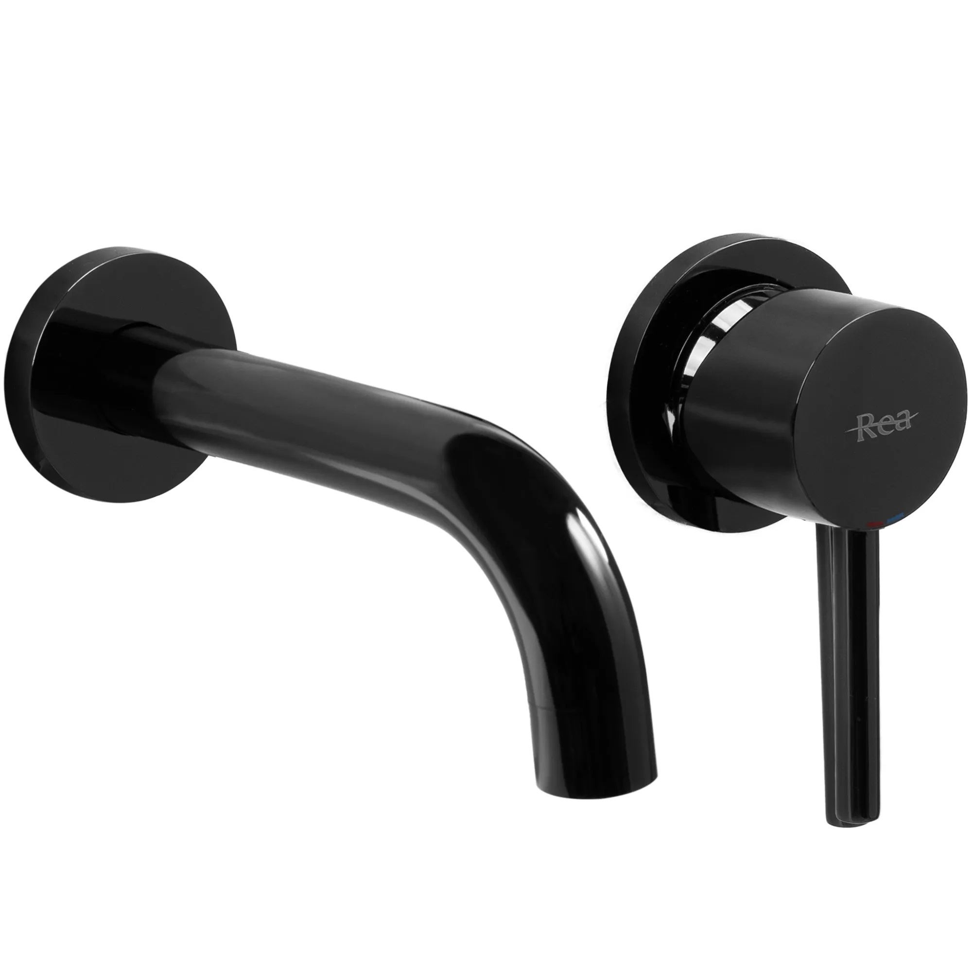 Rea Lungo rubinetto per lavabo da incasso nero REA-B4421