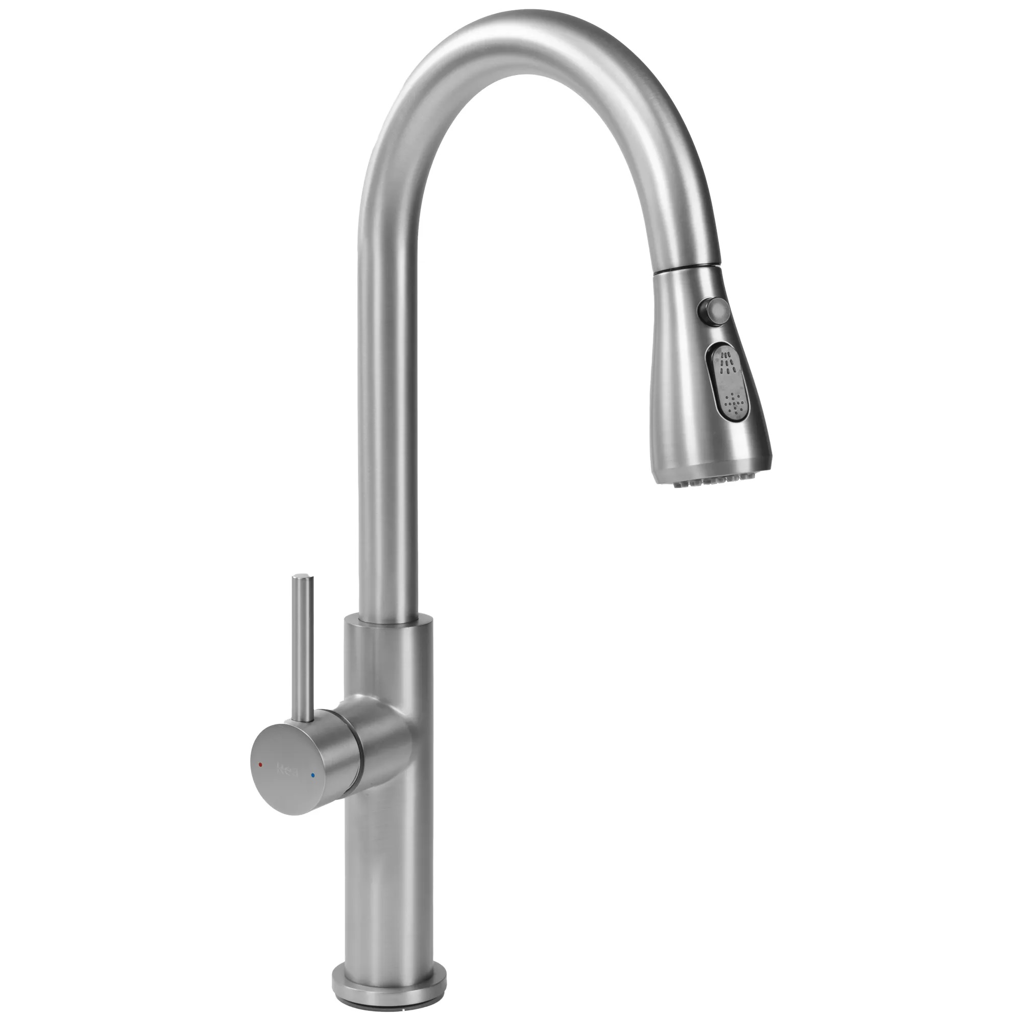 Rea Nest rubinetto da cucina verticale nichel REA-B6601