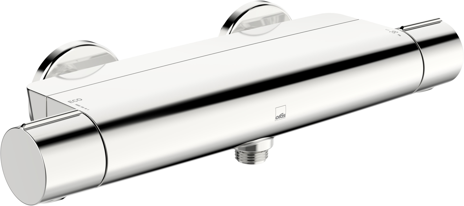 Oras Optima Style rubinetto per doccia a parete con termostato cromo 7160NU