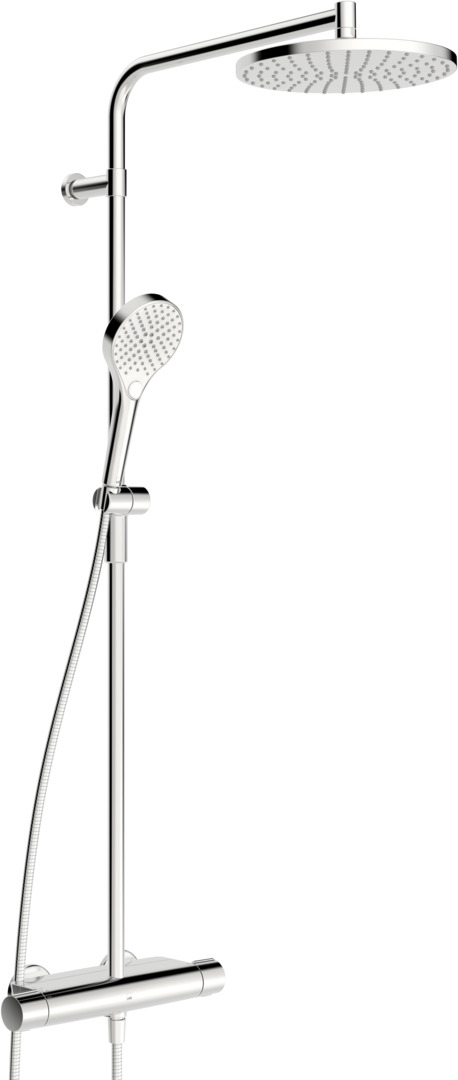Oras Optima Style set doccia a parete con termostato con soffione cromo 7192NU