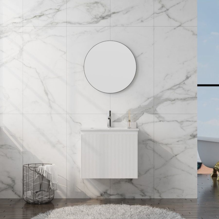 LaVita Irvine lavabo con armadietto 60 cm bianco 5900378333593