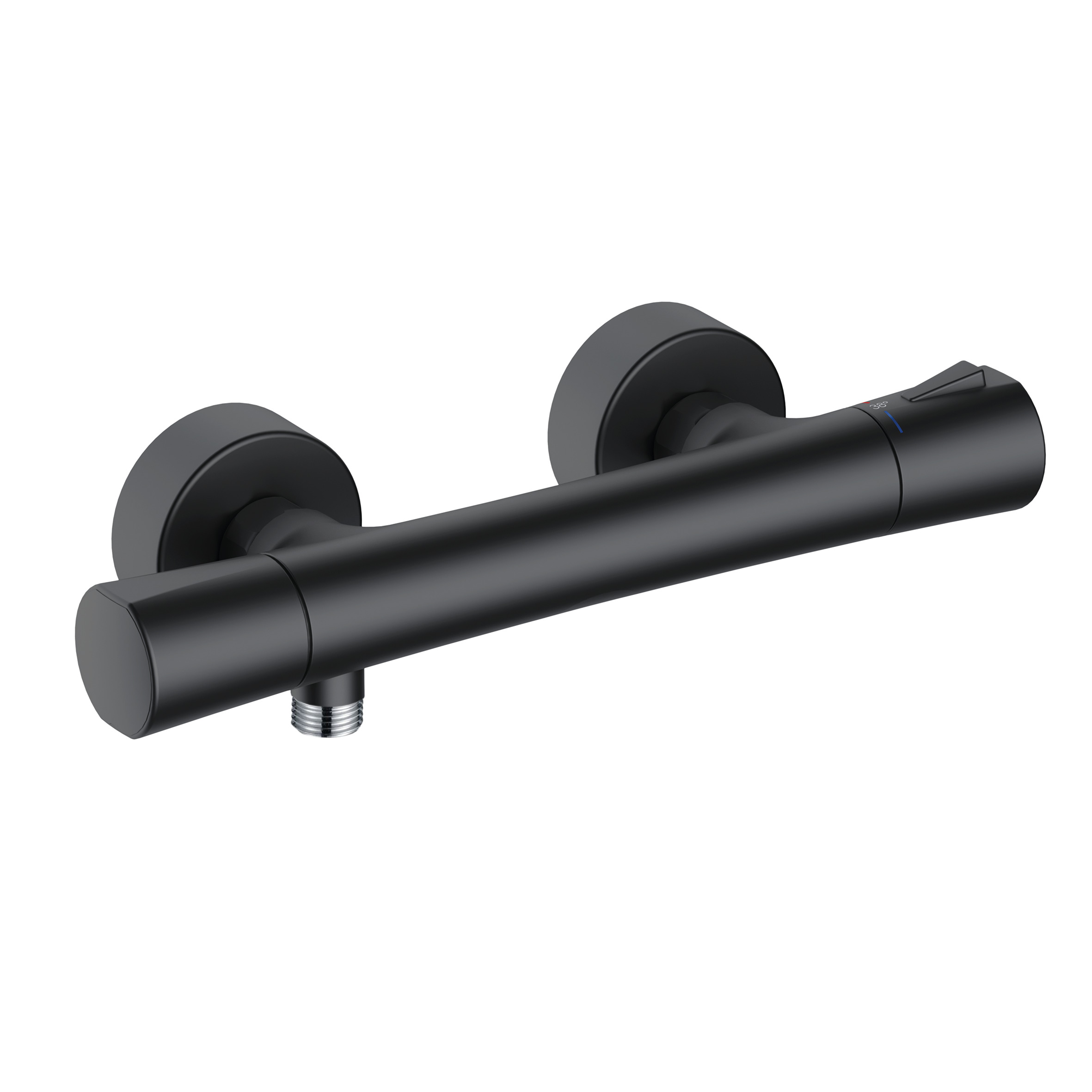 Kludi Zenta SL rubinetto per doccia a parete con termostato nero 351003938