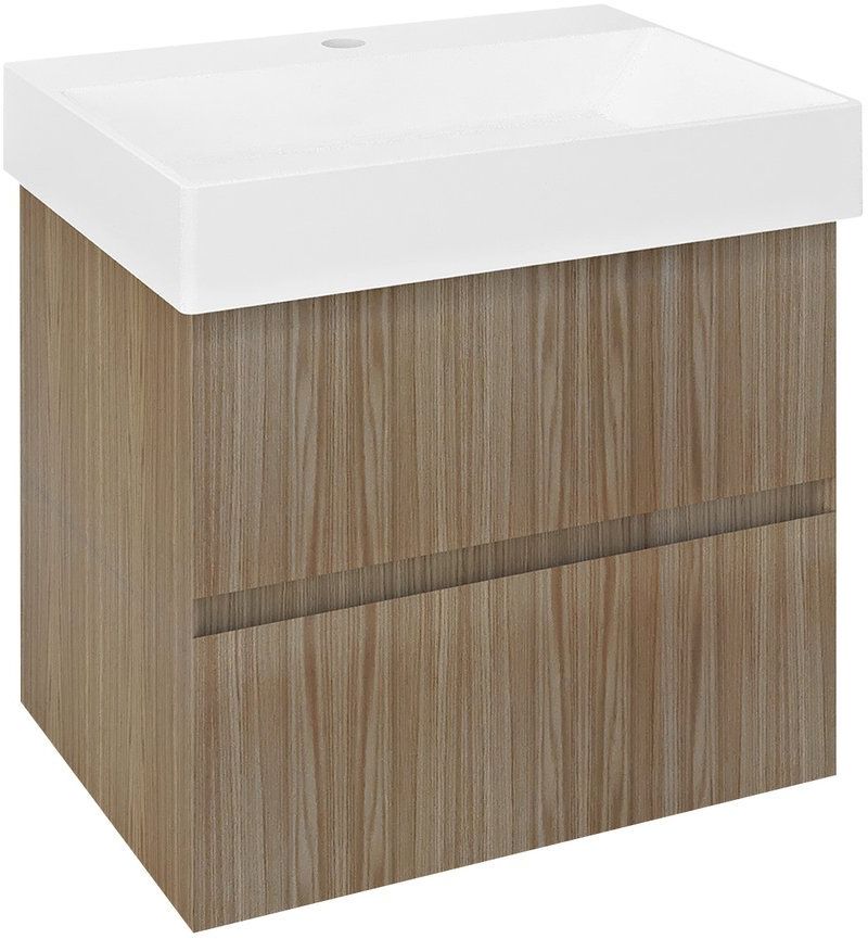 Sapho Filena armadietto 57x43x51.5 cm sottolavabo sospeso rovere FID1260D