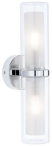 Paulmann Luena lampada da parete 2x20 W cromo 71077